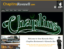 Tablet Screenshot of chaplinsroswell.com